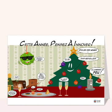 Carte de Noël humour : Les jeux de mot de Noël