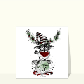 Cartes de Noël humour pour votre texte