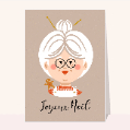 Cartes de Noël humour pour votre texte