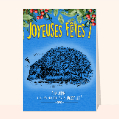 Cartes de Noël humour pour votre texte