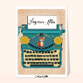 Cartes de Noël humour pour votre texte