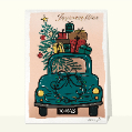 Cartes de Noël humour pour votre texte