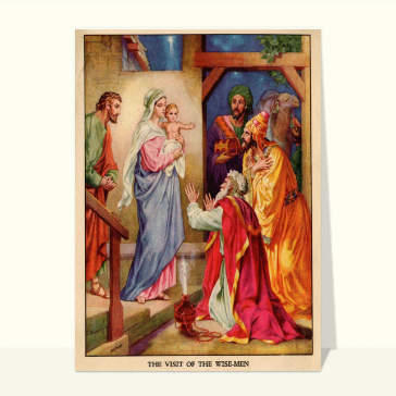 La visite des rois mages