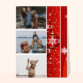 Cartes noël personnalisées pour votre texte
