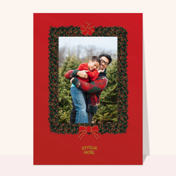 Noël : Photos de Noël dans le houx