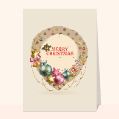 Cartes de Noël en plusieurs langues pour votre texte