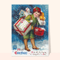 Cartes de Noël en plusieurs langues pour votre texte