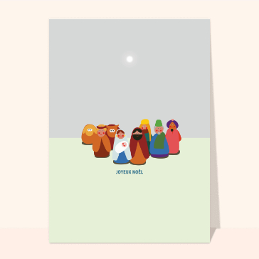 Tous les personnages de la crèche