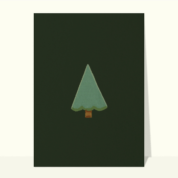 Sapin de Noël avec simplicité
