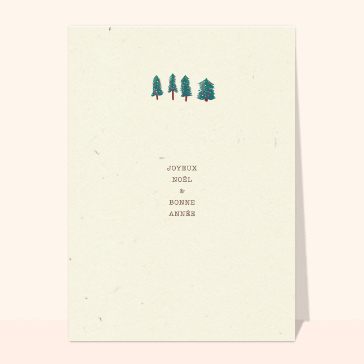 Joyeux Noël et Bonne année petits sapins