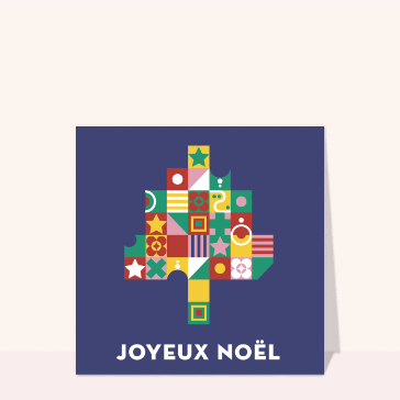 Noël : Sapin de Noël géométrique