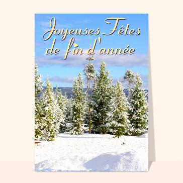 Joyeuses fêtes de fin d'année