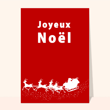 Joyeux Noël sur fond rouge