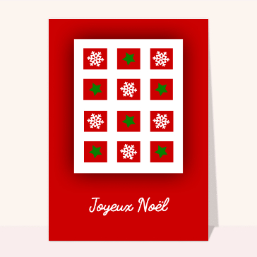 Patchwork rouge joyeuses fêtes