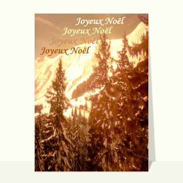 Joyeux Noel Montagne