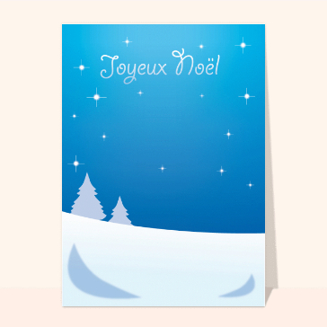Joyeux noel paysage en neige