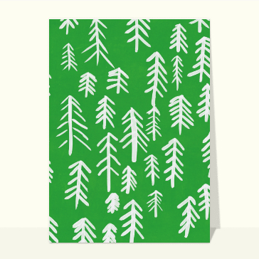 La forêt des sapins de Noël