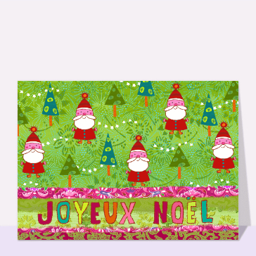 La forêt du père Noël Joyeux Noël