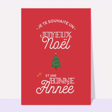 Joyeux Noël et petit sapin