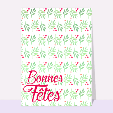 Bonnes fêtes et Houx
