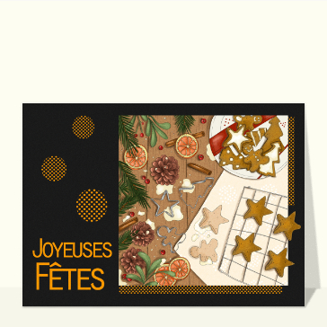 Joyeuses fêtes et gourmandises