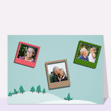 Joyeux noël en polaroïde