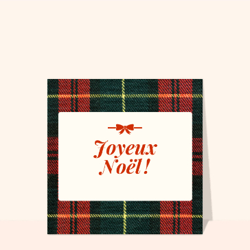 Joyeux Noël sur fond en rissus