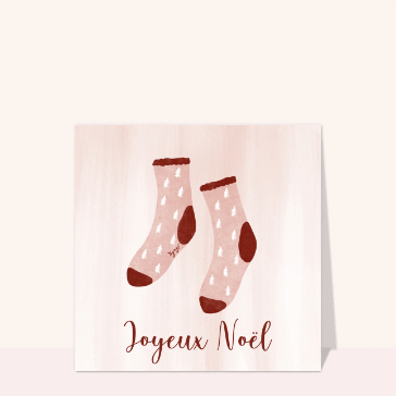 Chaussettes joyeux Noël