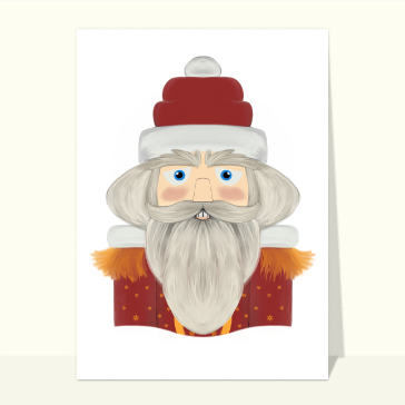 carte de noel : Père Noël
