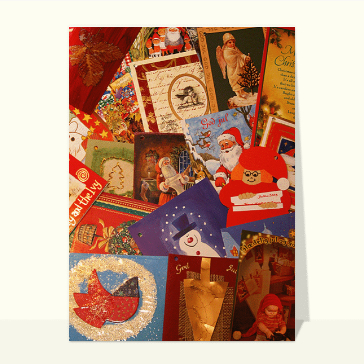 carte ancienne Noël : Plusieurs cartes de Noel