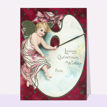 Loving Christmas Wishes avec un petit ange