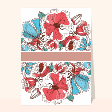 Des gravures de fleurs