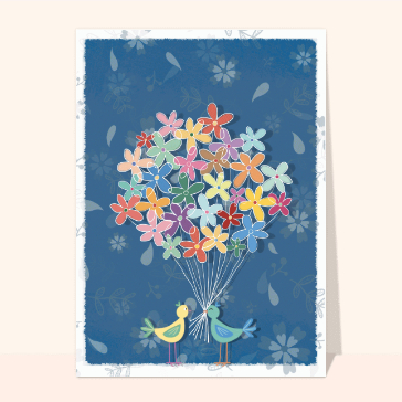 Des oiseaux et des fleurs