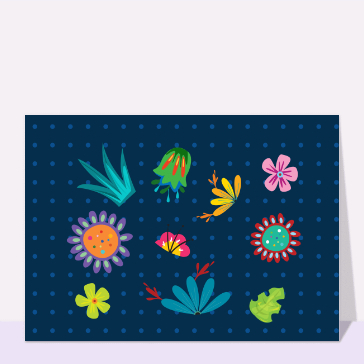 Jolies fleurs lumineuses