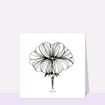 Un bisou en forme de fleur