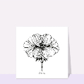 Cartes avec des fleurs pour votre texte