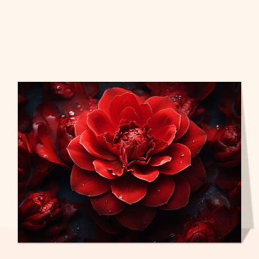 Superbe fleur rouge