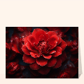 Cartes avec des fleurs pour votre texte