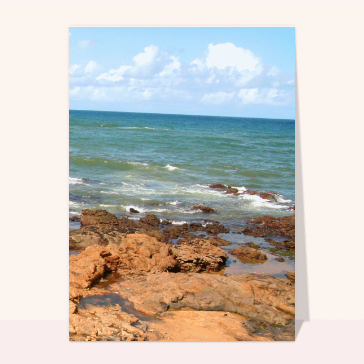 Plage rocheuse