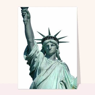 Carte postale états-unis USA : Statue of liberty New York