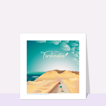 Carte Fuerteventura - Iles Canaries