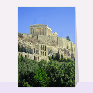 Carte postale Grèce : Ruines grecques