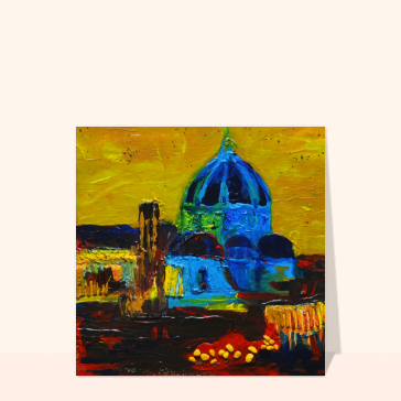 Carte Cathédrale emblématique de Florence