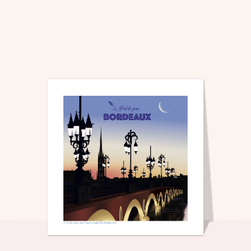 Carte Bordeaux - Pont de Pierre