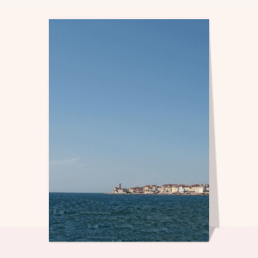Piran au bord de l'eau en Slovenie