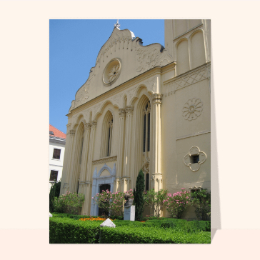Carte postale Slovenie : Eglise de Novo Mesto
