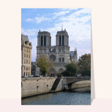Carte postale de Paris : Cathedrale Notre Dame de Paris