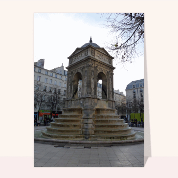 Fontaine des innocents aux halles de paris