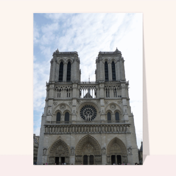 cartes postales de pays : Parvis de Notre Dame de Paris