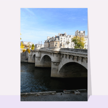 Carte postale de Paris : Pont neuf à Paris